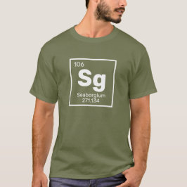 Tabla Seaborgium / Periódica - Camiseta De Element