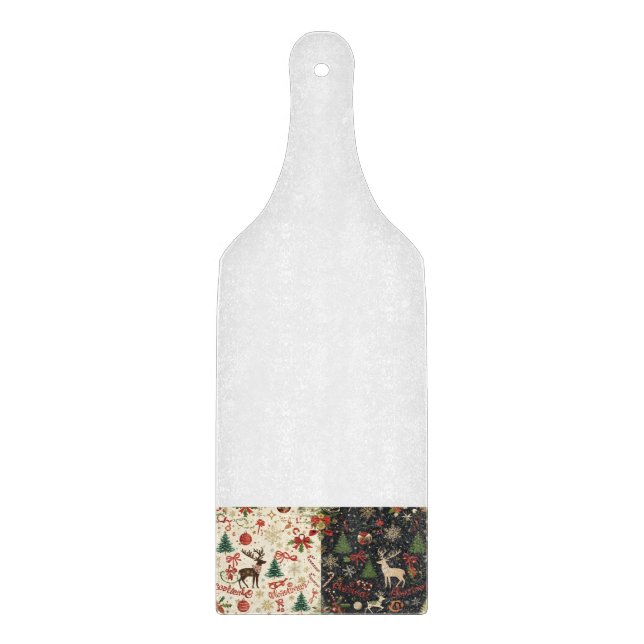 Tablas de cortar con diseño moderno de navidad  (Anverso)