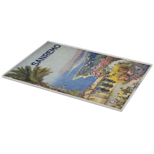 Tablas de cortar de Sanremo Italia del vintage