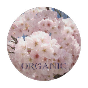 Tablas de cortar de vidrio ORGÁNICO Flor de árbol 