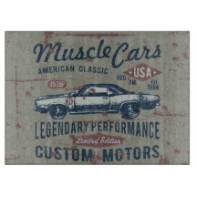 Tablas de cortar decorativas de Muscle Car