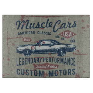 Tablas de cortar decorativas de Muscle Car