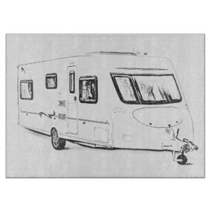 Tablas de cortar del diseño de la "caravana"