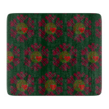 Tablas de cortar Plaid Snowflake