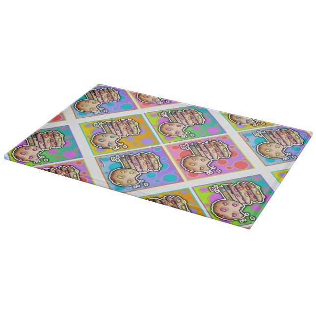 Tablas de corte de vidrio COOKIES (Borde)