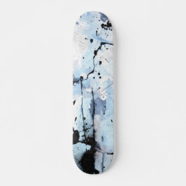 Tablas de skate abstracto grunge azul hielo