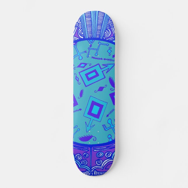 Tablas de skate Blue VooDoo (Anverso)
