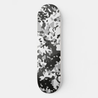 Tablas de skate Camo Blancas Negras Grises