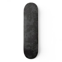Tablas de Skate Camuflaje Gris Oscuro Negro