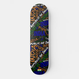 Tablas de skate con nube de palabras del orgullo n