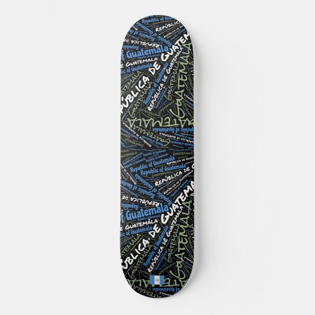 Tablas de Skate con Orgullo Nacional de Guatemala  (Anverso)