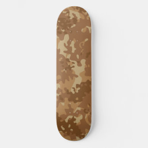 Tablas de skate de camuflaje marrón desierto