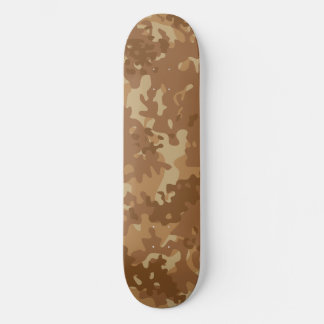 Tablas de skate de camuflaje marrón desierto