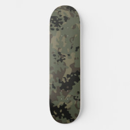 Tablas de skate de camuflaje verde negro marrón