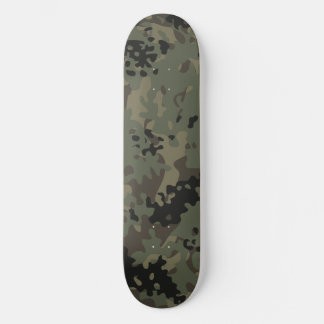 Tablas de skate de camuflaje verde negro marrón