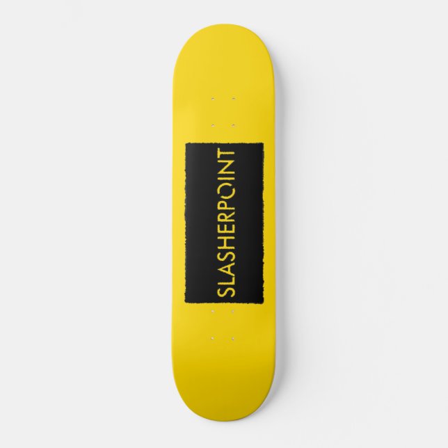 Tablas de skate de SLASHERPOINT™ Marca Amarillo In (Anverso)