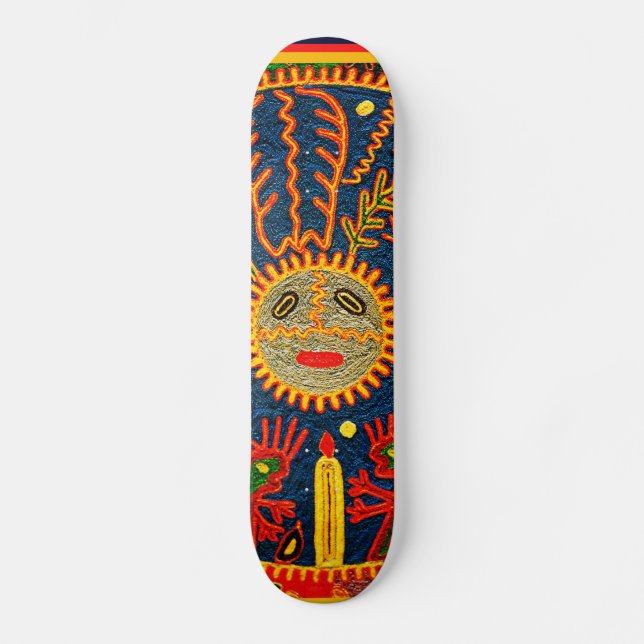 Tablas de Skate Espíritu Huichol (Anverso)