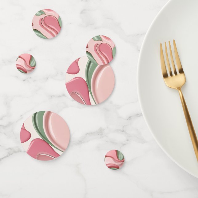 Table confetti in stylish abstract graphic (Grupo)