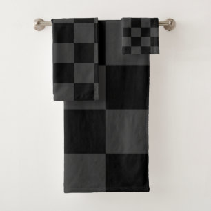 Tablero de ajedrez negro clásico y negro humeante