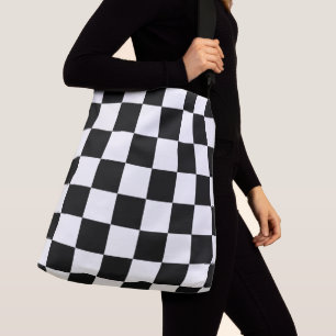 tablero de ajedrez tote grandes bolsas para la com