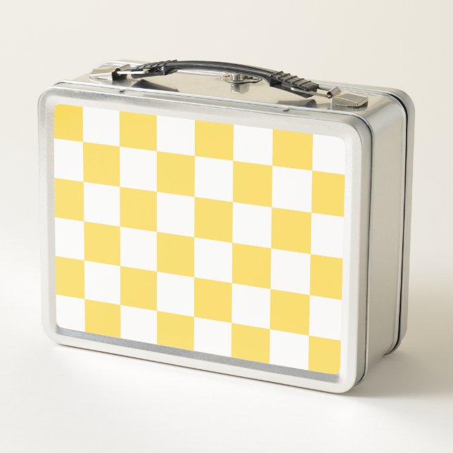 Tablero de ajedrez visual clásico amarillo (Reverso)