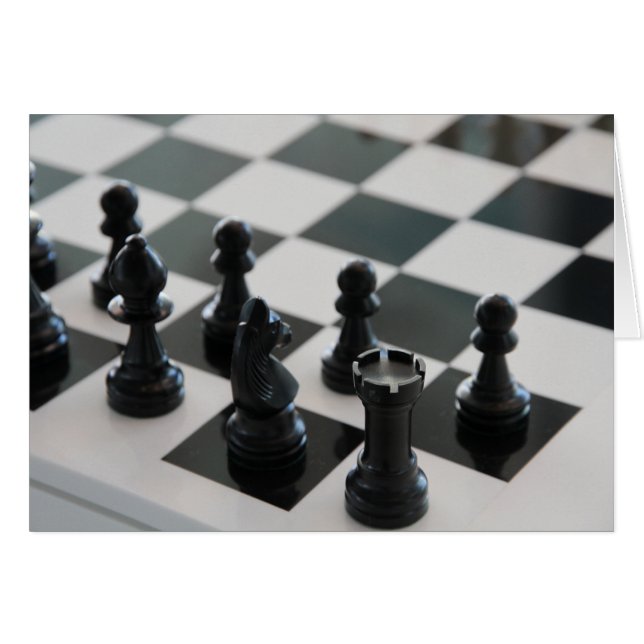 Tablero de ajedrez y piezas (Anverso (Horizontal))