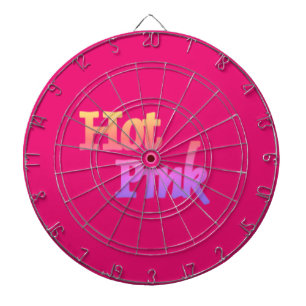 tablero de anuncios rosa caliente