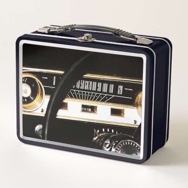 Tablero de automóvil clásico de 1965 (Anverso)