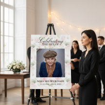 Tablero de Celebración de la Vida Floral en Acuare