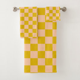 Tablero de chequeo de miel y melocotón