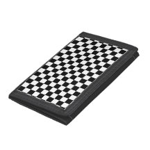 Tablero de cheques - Blanco negro - Emo - Cartera