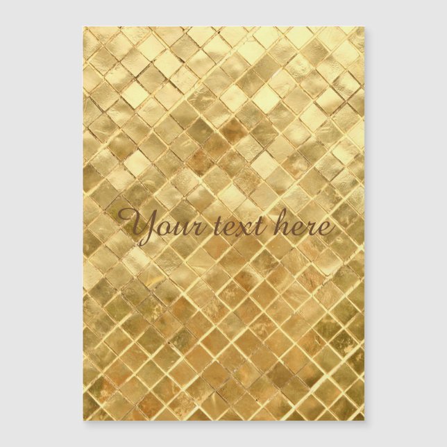 Tablero de cheques dorados de otoño (Anverso)