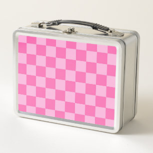 Tablero de cheques rosa caliente