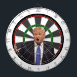 Tablero de dardo de Donald Trump<br><div class="desc">Tablero de dardo de Donald Trump. ¡Golpéelo a la derecha en el kisser con sus dardos!</div>
