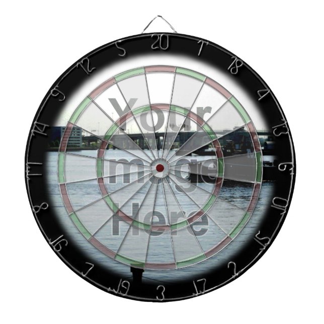 Tablero de dardo de encargo de la foto (Frente)