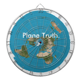 Tablero de dardo de la "verdad plana"