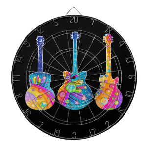 TABLERO DE DARDO DE LAS GUITARRAS