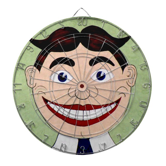 Tablero de dardo de Tillie del vintage (Frente)