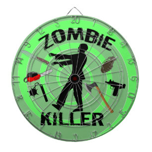 TABLERO DE DARDO DEL ASESINO DEL ZOMBI