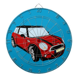 Tablero de dardo del coche de deportes de Mini