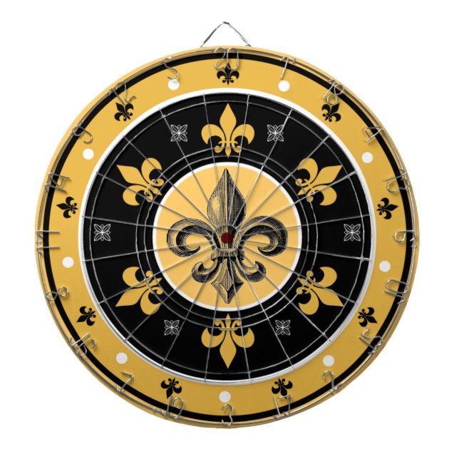 Tablero de dardo del diseño de New Orleans de la (Frente)