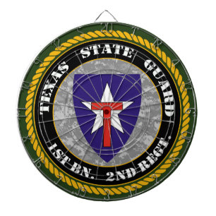 Tablero de dardo del guardia del estado de Tejas