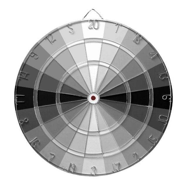 Tablero de dardo del negro de la ilusión óptica (Frente)