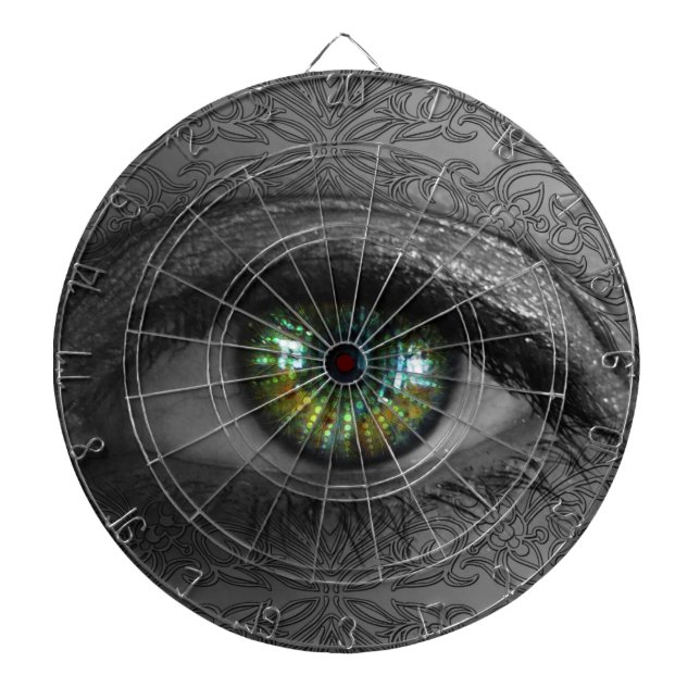 Tablero de dardo del "OJO" de los toros (Frente)