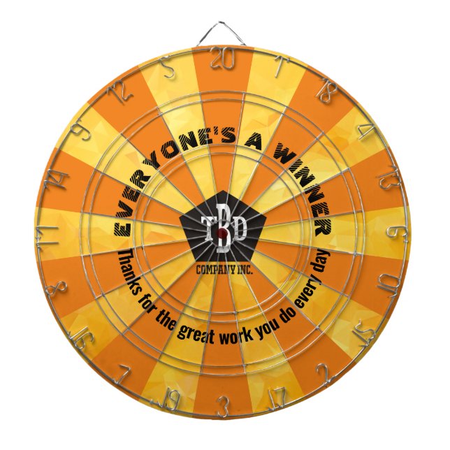 Tablero de dardo del premio del compromiso del (Frente)