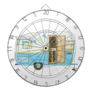 Tablero de dardo del remolque que acampa