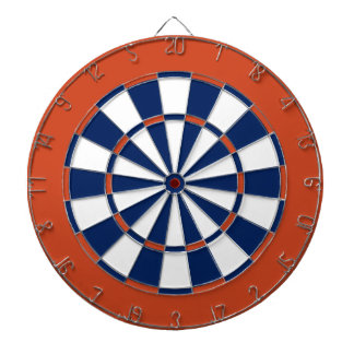 Tablero de dardo en colores del hockey de Edmonton