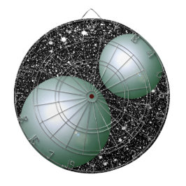 Tablero de dardo Geeky planetario del regalo de