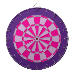 Tablero de dardo: Púrpura purpúrea clara, rosada