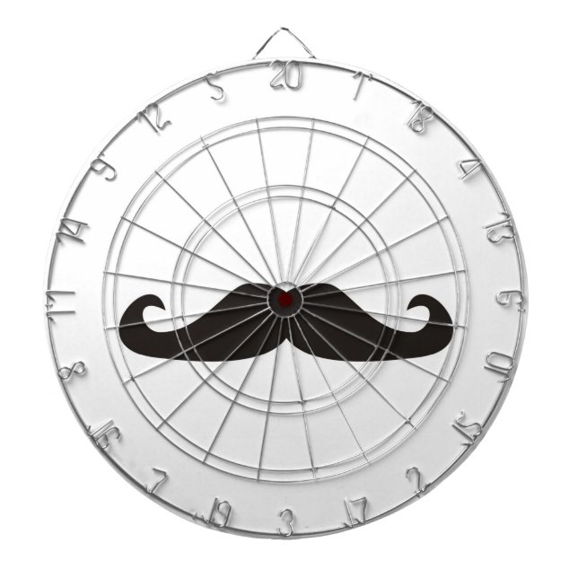 Tablero de dardo retro de los bigotes del (Frente)